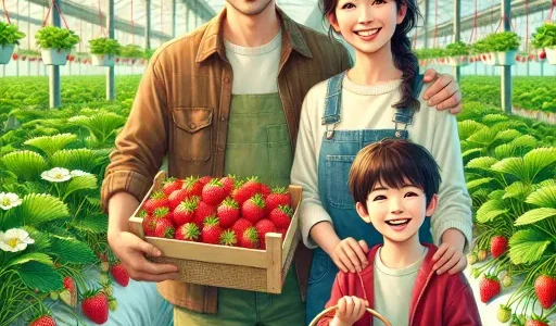 カズレーザーの兄の職業はイチゴ農園説が濃厚！結婚して息子(甥っ子)もいる