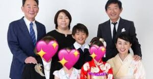 家族写真や誕生日祝いの様子
