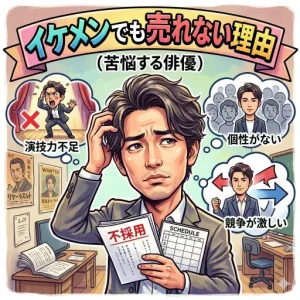 イケメンでも売れない俳優が存在する理由