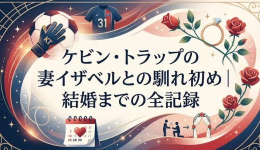 ケビン・トラップの妻イザベルとの馴れ初め｜結婚までの全記録