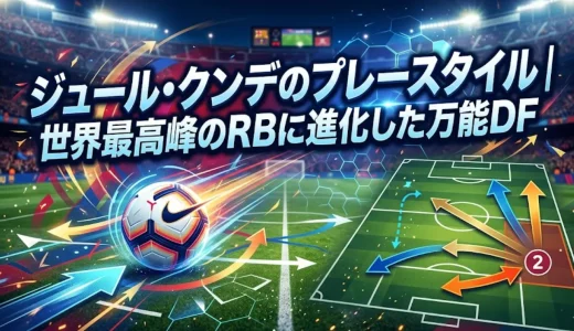 ジュール・クンデのプレースタイル｜世界最高峰のRBに進化した万能DF