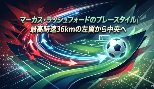マーカス・ラッシュフォードのプレースタイル｜最高時速36kmの左翼から中央へ