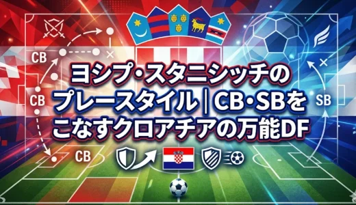 ヨシプ・スタニシッチのプレースタイル｜CB・SBをこなすクロアチアの万能DF