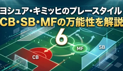 ヨシュア・キミッヒのプレースタイル｜CB・SB・MFの万能性を解説