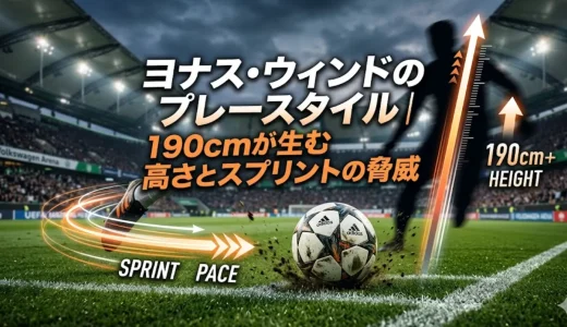 ヨナス・ウィンドのプレースタイル｜190cmが生む高さとスプリントの脅威