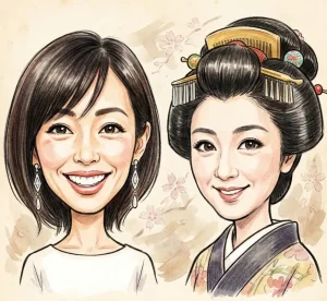 井上和香と嵯峨京子の家系図から見る家族構成と山田五十鈴との関係