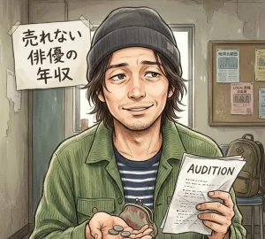 売れない俳優の年収はいくら？バイト掛け持ちのリアルな生活事情