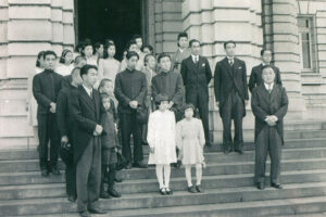 妻・洋子の実家は男爵と財閥家系