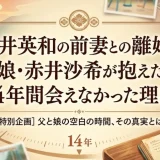 赤井英和の前妻との離婚と娘・赤井沙希が抱えた14年間会えなかった理由